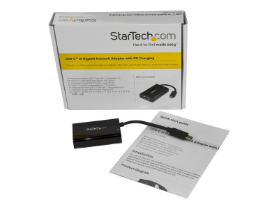 Startech : ADAPTATEUR USB-C VERS GBE avec USB POWER DELIVERY - NOIR