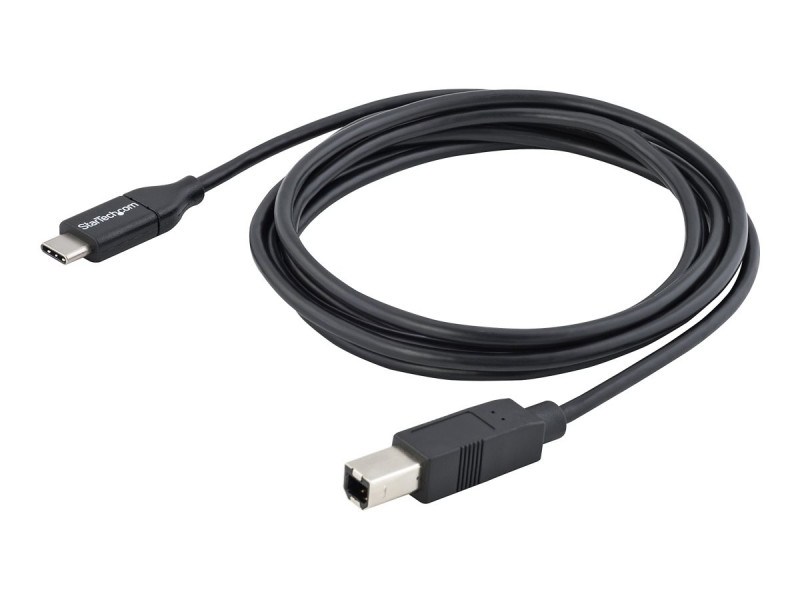 Câble USB type C vers USB type B 2.0 2m noir