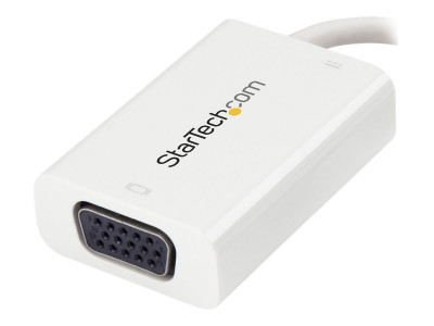 Startech : ADAPTATEUR VIDEO USB-C VERS VGA - USB POWER DELIVERY - BLANC