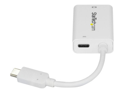 Startech : ADAPTATEUR VIDEO USB-C VERS VGA - USB POWER DELIVERY - BLANC