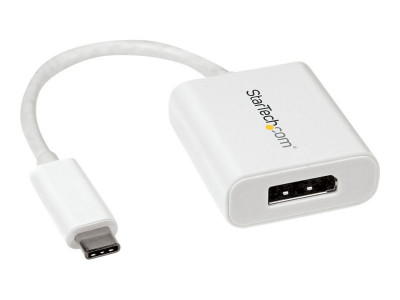 Startech : ADAPTATEUR VIDEO USB-C VERS DISPLAYPORT - 4K 60 HZ - BLANC