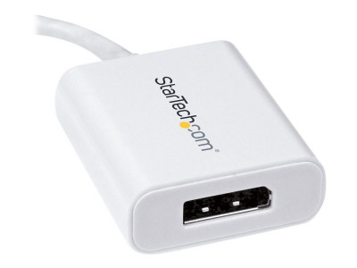 Startech : ADAPTATEUR VIDEO USB-C VERS DISPLAYPORT - 4K 60 HZ - BLANC