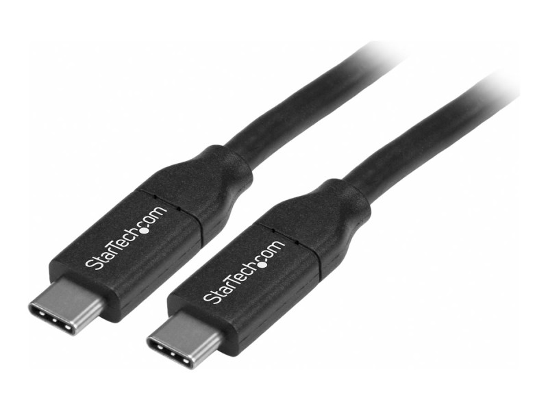 Startech : CABLE USB-C VERS USB-C avec PD (5A) 4M - USB 2.0 CERTIFIE