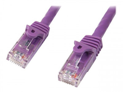 Startech : 10M PURPLE CAT5E cable SNAGLESS ETHERNET cable - UTP