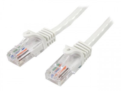 Startech : 10M WHITE CAT5E cable SNAGLESS ETHERNET cable - UTP