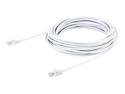 Startech : 10M WHITE CAT5E cable SNAGLESS ETHERNET cable - UTP