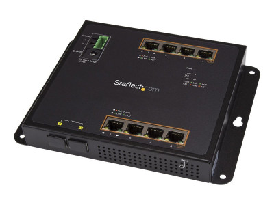 Startech : GBE SWITCH - 8-PORT POE+ PLUS 2 SFP PORTS-8-PORT MANAGED SWITCH