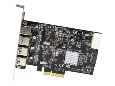 Startech : 4PORT USB 3.1 PCI-E card avec TWO 10GBPS DEDICATED CHANNELS