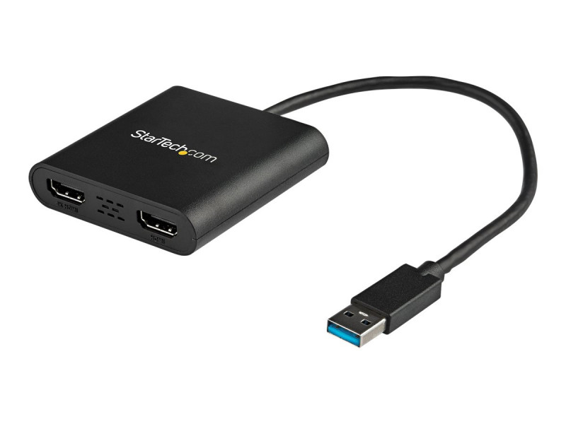 Startech : USB TO DUAL HDMI ADAPTER - HDMI USB ADAPTER - USB 3.0 TO HDMI