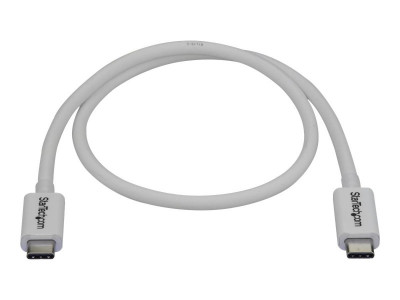 Startech : 0.5M THUNDERBOLT 3 USB C cable 40GBPS - WHITE
