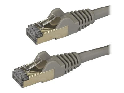Startech : 2M CAT6A PATCH cable - GRAY CAT 6A NETWORK cable - STP