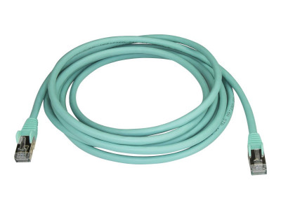 Startech : 3M CAT6A PATCH cable - AQUA CAT 6A NETWORK cable - STP