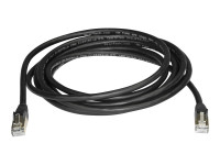 Startech : 3M CAT6A PATCH cable - BLACK CAT 6A NETWORK cable - STP