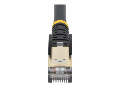 Startech : 3M CAT6A PATCH cable - BLACK CAT 6A NETWORK cable - STP