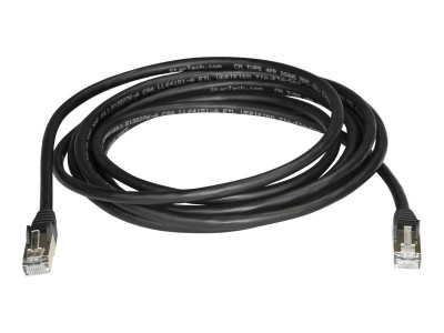 Startech : 3M CAT6A PATCH cable - BLACK CAT 6A NETWORK cable - STP