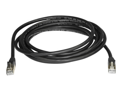 Startech : 3M CAT6A PATCH cable - BLACK CAT 6A NETWORK cable - STP