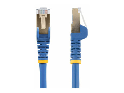 Startech : 0.5M CAT6A PATCH cable - BLUE CAT 6A NETWORK cable - STP