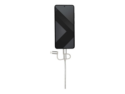 Startech : 1M 3 1 CHARGER - LIGHTNING USB C OR MICRO-USB - BRAIDED