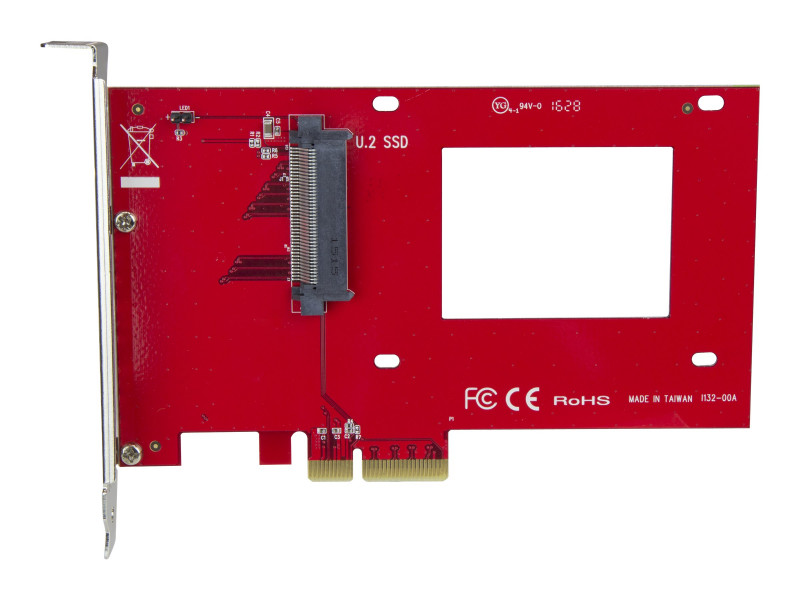 Startech : NVME PCIE ADAPTER - 2.5IN U.2 SSD SFF-8639 - X4 PCIE 3.0