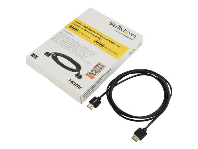 Startech : 2M PREMIUM CERTIFIED HDMI cable 2.0 - GRIPPING CONNECTORS