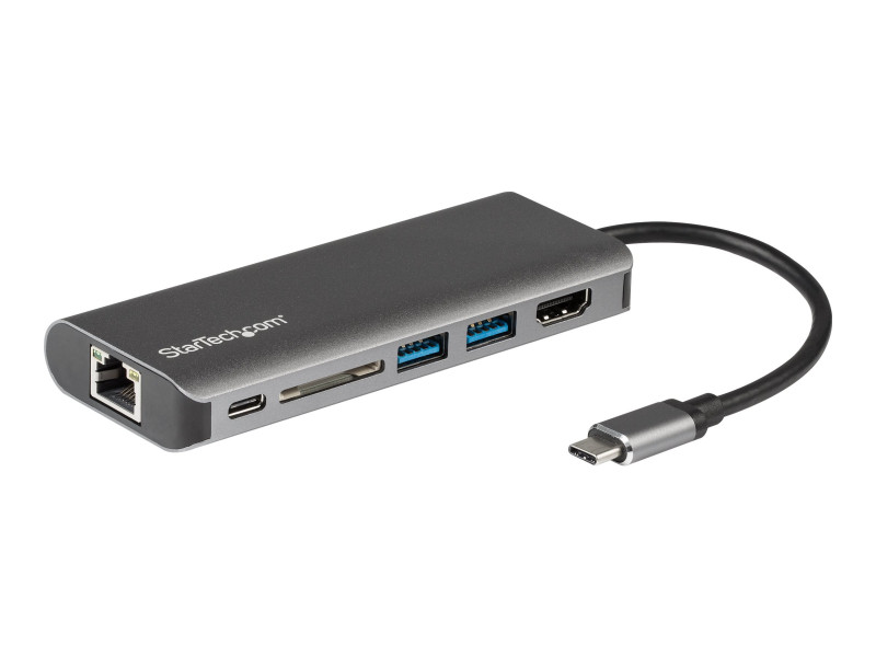 Startech : USB-C MULTIPORT ADAPTER avec SD PD - 4K HDMI - GBE - 2X USB-A