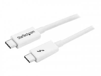 Startech : 2M THUNDERBOLT 3 USB C cable 20GBPS - WHITE