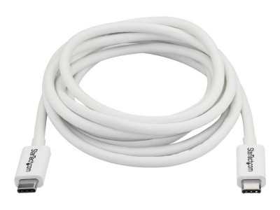 Startech : 2M THUNDERBOLT 3 USB C cable 20GBPS - WHITE