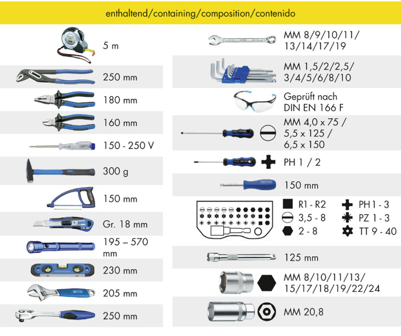 Stock Bureau - HEYTEC Sac à dos d'outils électricien équipé 26 pièces