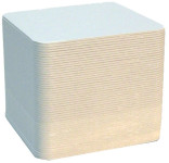 folia Sous-bock uni, carré, 93 x 93 mm