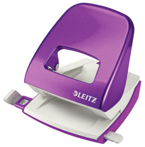 LEITZ Perforateur Nexxt 5008, blanc perle, dans un carton