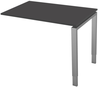 kerkmann Table annexe Form 5, support 4 pieds, graphite