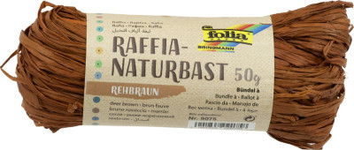 folia Raphia naturel, 50 g, jaune citron