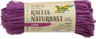 folia Raphia naturel, 50 g, jaune citron