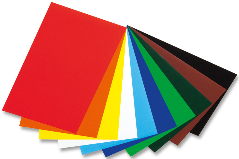 folia Papier brillant, (l)350x (L)500 mm, couleurs assorties