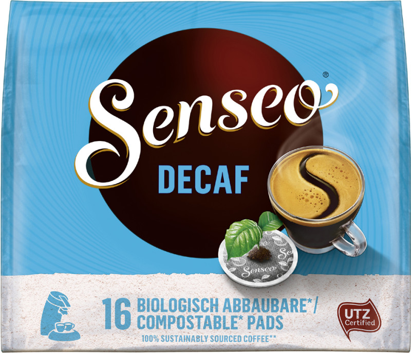 Senseo Dosette de café DECAF - décaféiné, paquet de 16