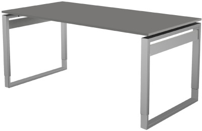 kerkmann Table annexe Form 5, piètement cadre, graphite