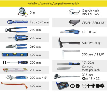 HEYTEC sac à dos d'outils 