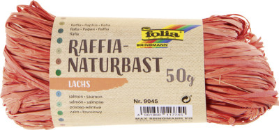 folia Raphia naturel, 50 g, bleu royal