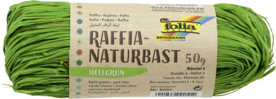 folia Raphia naturel, 50 g, bleu royal