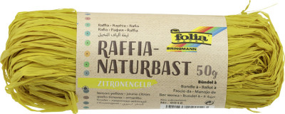 folia Raphia naturel, 50 g, bleu royal