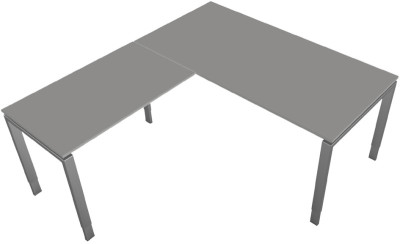 kerkmann Table annexe Form 5, support 4 pieds, gris clair