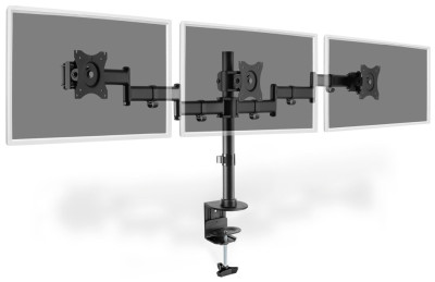 DIGITUS Bras pour moniteurs LCD/LED/TFT Triple, jusqu'à