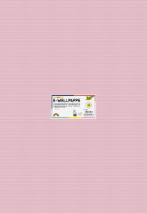folia Carton ondulé, (L)500 x (H)700 mm, rose vif