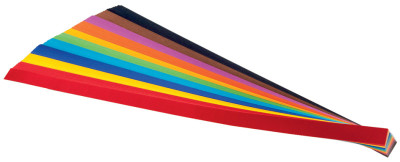 folia Bandes à tresser (l)10 x (L)500 mm, couleurs assorties