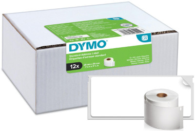 DYMO Etiquettes d'adresse LabelWriter, 89 x 28 mm, blanc