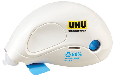 UHU Roller correcteur Compact, blanc, 5 mm x 10 m