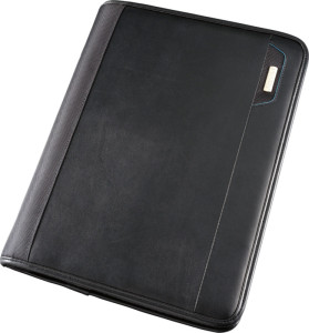 tablet PC Alassio Organisateur A4 trentin, simili cuir, noir