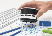 WEDO Aspirateur de table, plastique noir/blanc WEDO Aspirateur de table, plastique noir/blanc