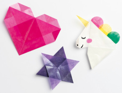 transparentes Folia papier-feuilles, 150 x 150 mm