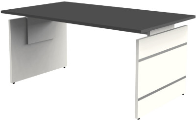 joues Kerkmann bureau moule 4, (B) 1,600 mm, anthracite